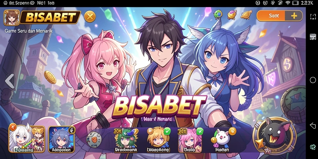 Tampilan gameplay yang menakjubkan dan karakter Anime yang mengesankan.