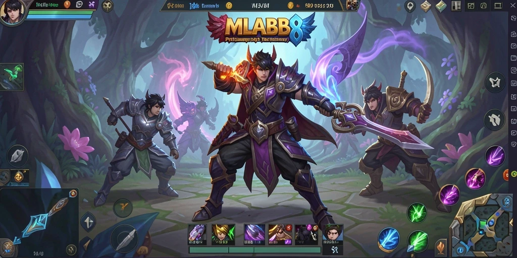 Tampilan epic dari gameplay MLBB8 yang menunjukkan aksi petualangan yang seru.